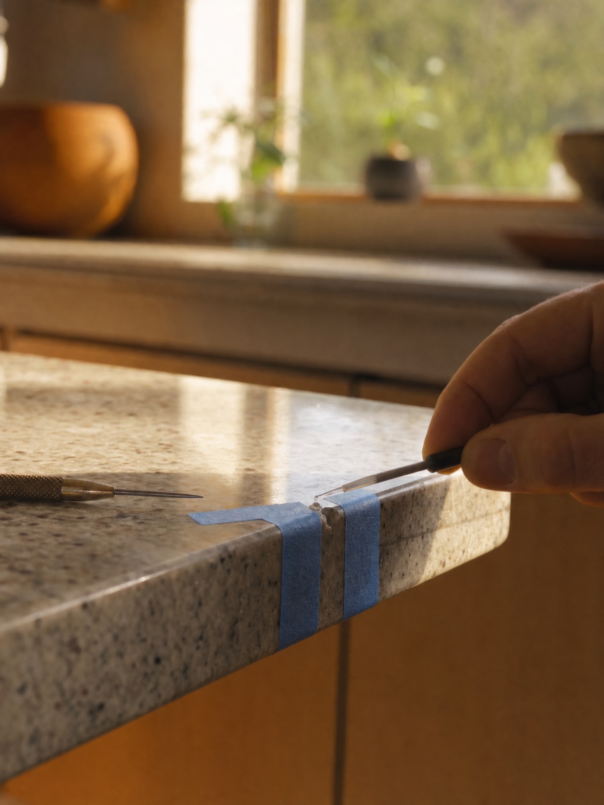 How to Repair a Chipped Granite Countertop