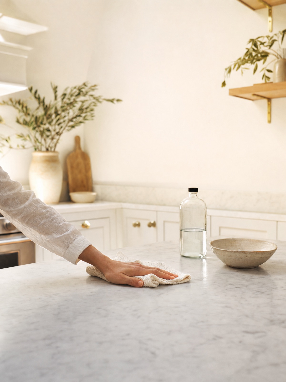 How to Clean Marble Countertops Without Etching Them
