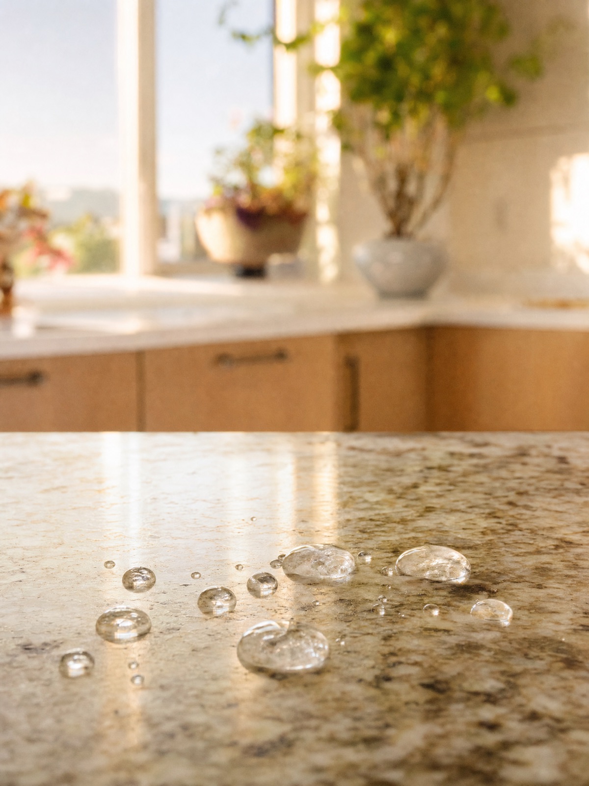 The Water Bead Test: Does Your Countertop Need Resealing?